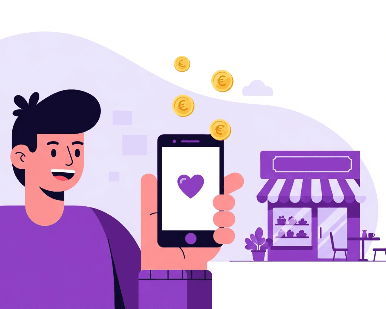 Un créateur recommande un commerce et débloque sa récompense